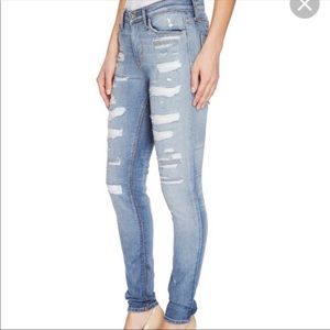 Hudson Nico Midrise Distressed Jeans